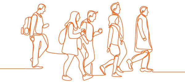 students-walking