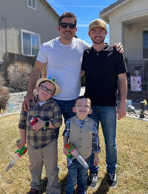 Brian Lund and his Family in Northern Nevada