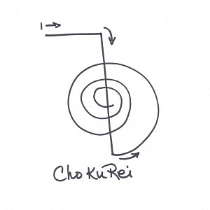 How to draw the Reiki power symbol