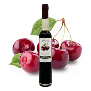 a bottle of black cherry balsamic vinegar