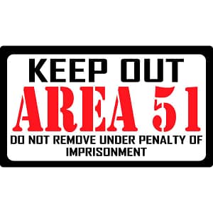 keep out area 51