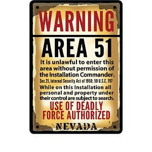 warning area 51