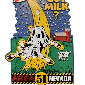 milk carton with alien