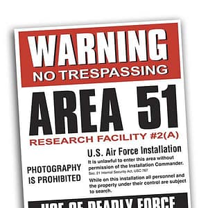no trespassing area 51