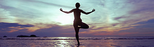 balanced yoga tree pose