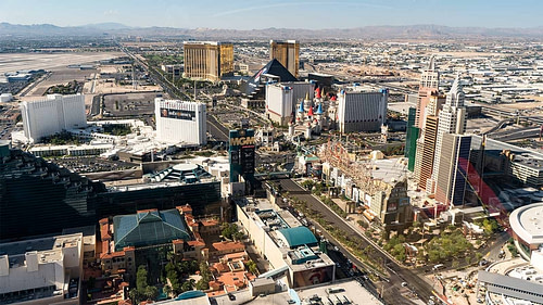 Las Vegas Strip Day Time South View