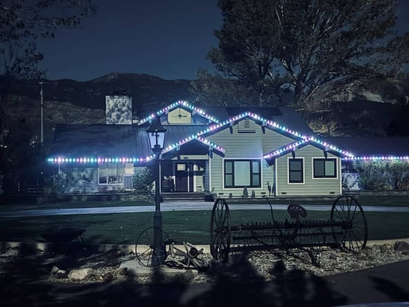 outdoor permanent LED lights 1