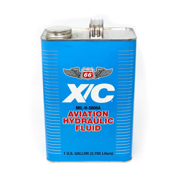 Phillips 66 1Gallon X/C Red Spec Aviation Hydraulic Fluid MILH