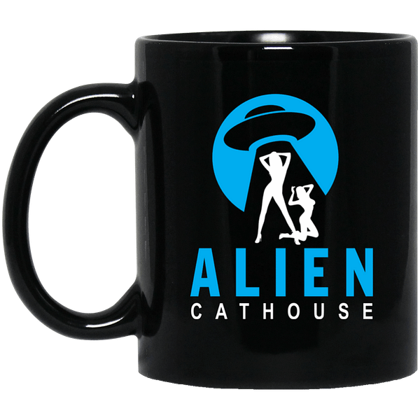 alien cathouse mug