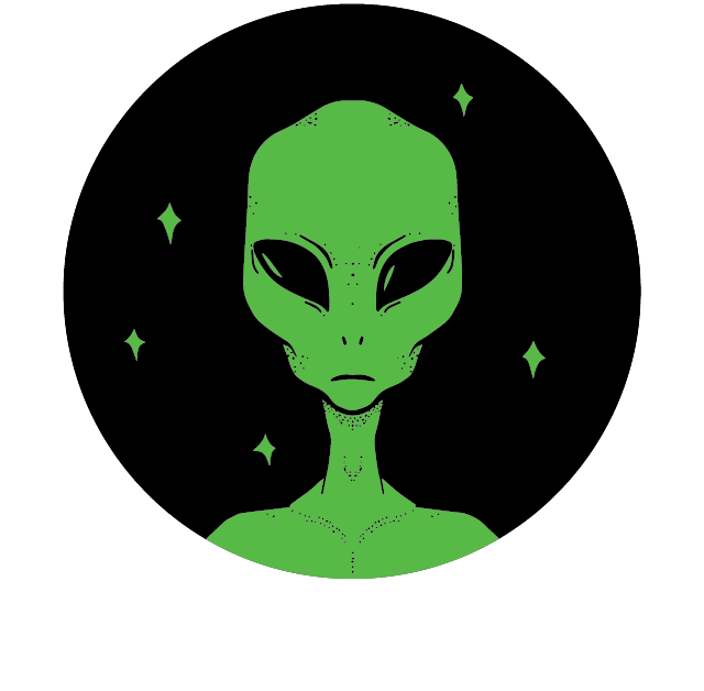 Green high quality Alien Head Cloak Area 51 Green Men