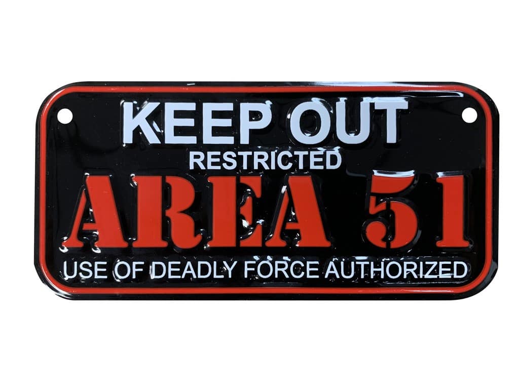 AREA 51 KEEP OUT BLACK | Area 51 Alien Center